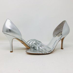 Badgley Mischka Kennedy Silver Dressy Sandals